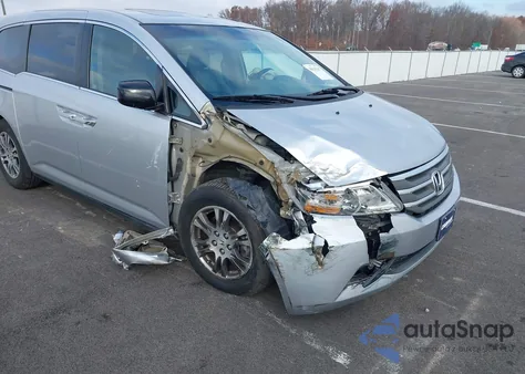 2012 Honda Odyssey Ex-L from USA, damaged, VIN 5FNRL5H66CB066112